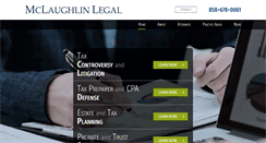 Desktop Screenshot of mclaughlinlegal.com